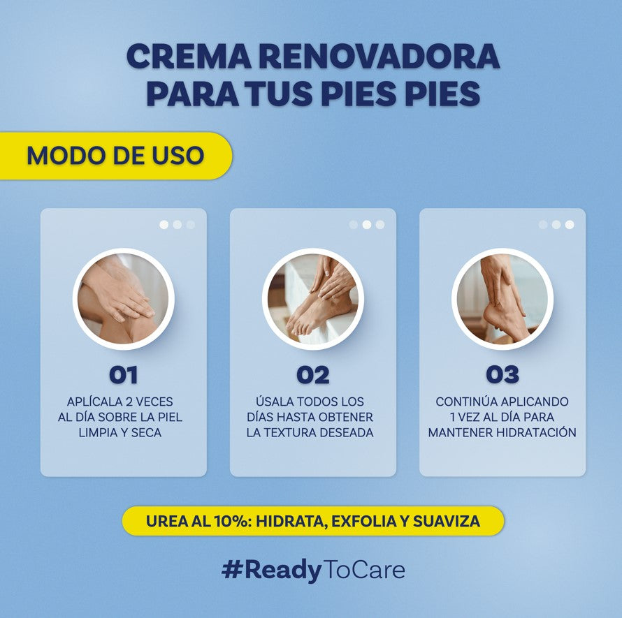 Crema Renovadora para Pies Proself 120 ml Hidrata, Suaviza y Repara la Piel | PROSELF