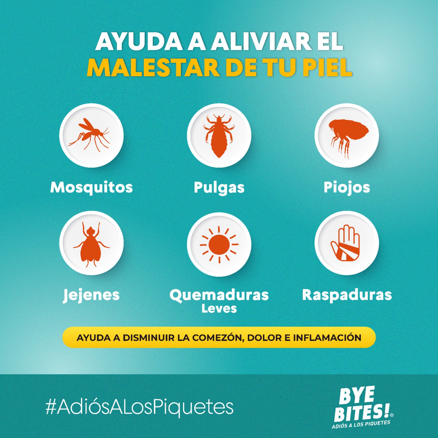 Caja 10 Piezas Crema Refrescante Post Piquetes After 20g – Alivio Inmediato para la Piel | BYE BITES!