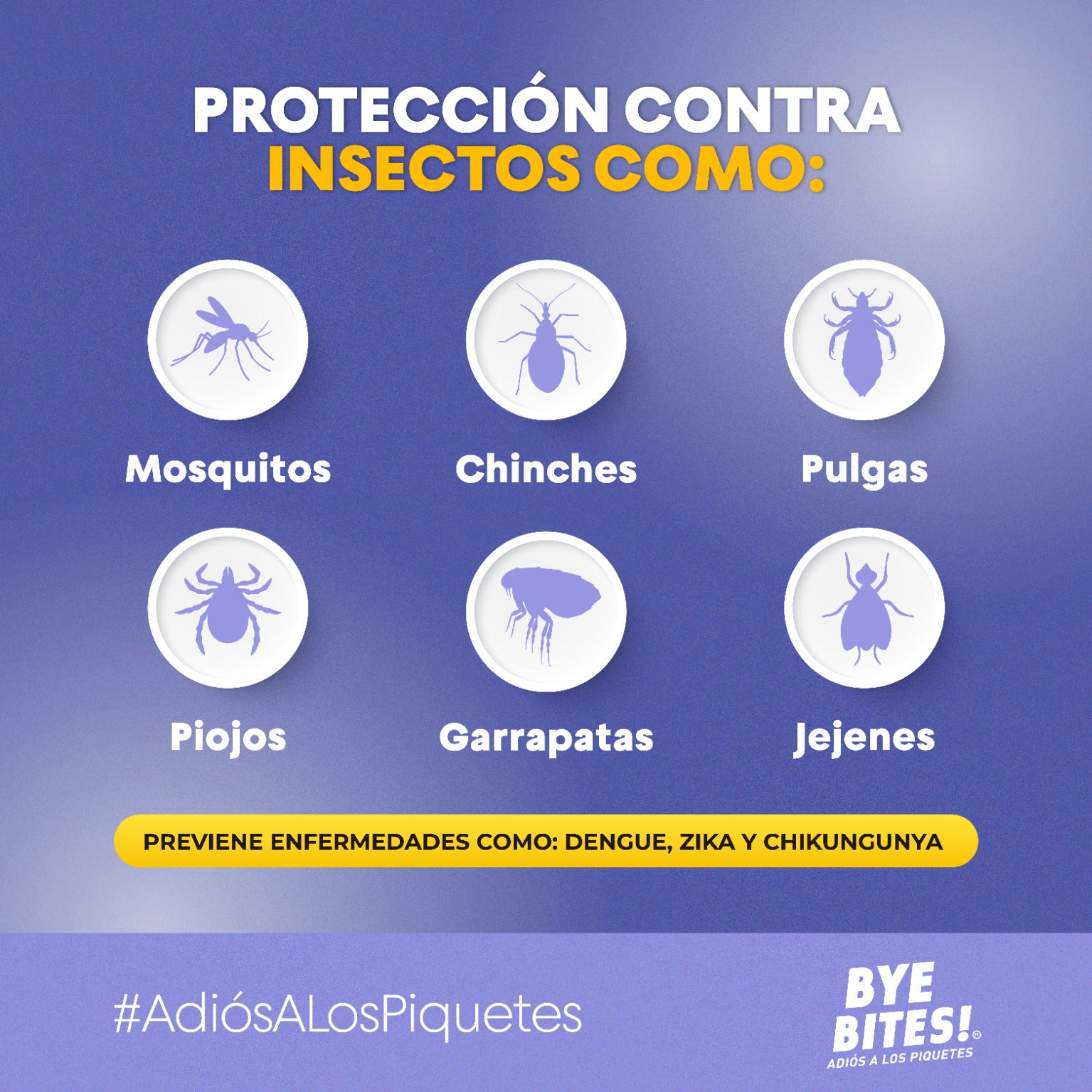 Gel Repelente de Mosquitos e Insectos Prevent 150 ml – Protección 12 Horas | BYE BITES!