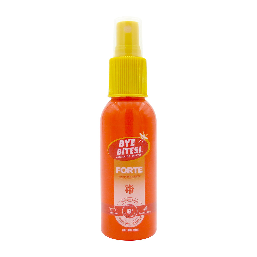 Repelente de Mosquitos e Insectos Forte Spray 100 ml – Protección 8 Horas | BYE BITES!