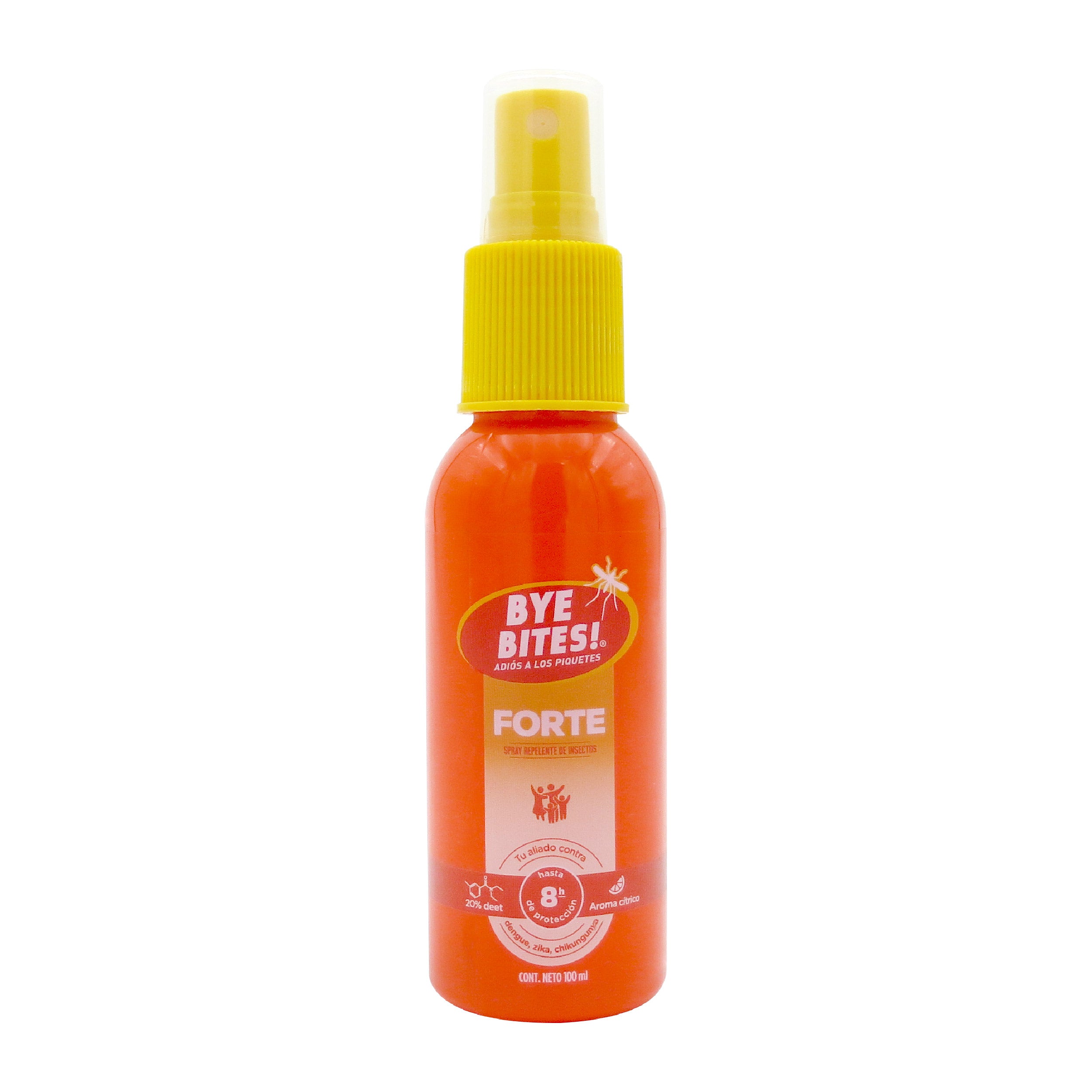 Repelente de Mosquitos e Insectos Forte Spray 100 ml – Protección 8 Horas | BYE BITES!