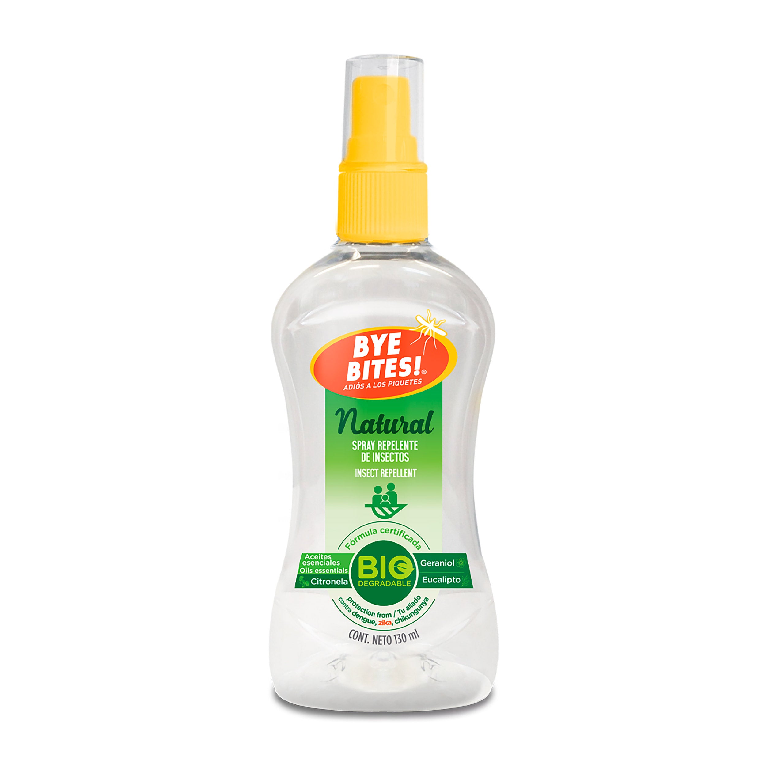 Repelente de Mosquitos en Spray Natural 130 ml | BYE BITES!