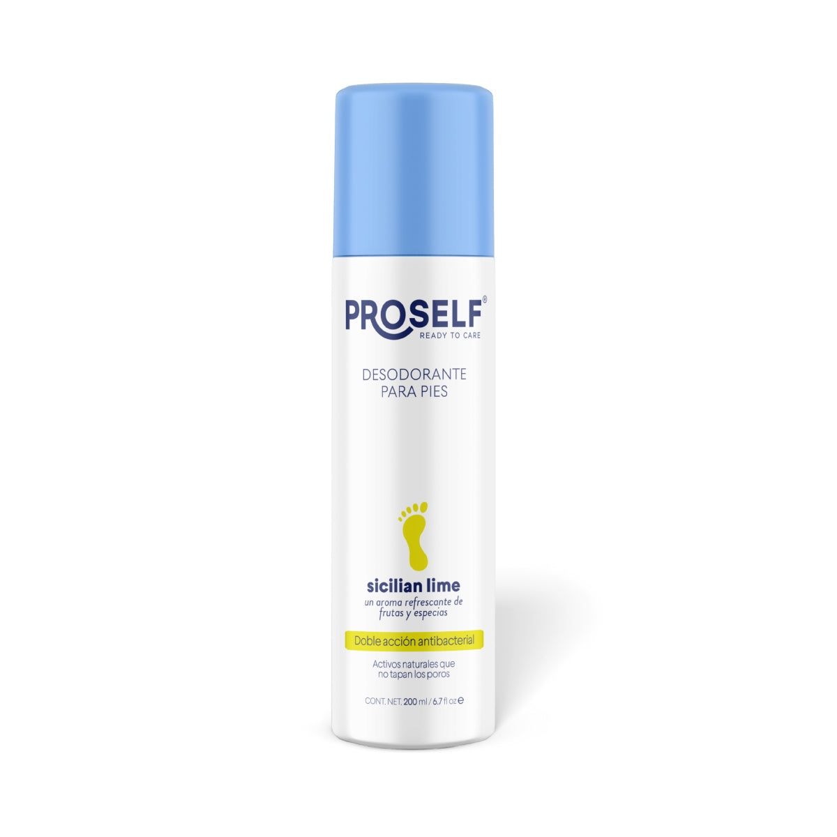 Desodorante en Aerosol para Pies 200 ml Control de Mal Olor y Sudoración | PROSELF