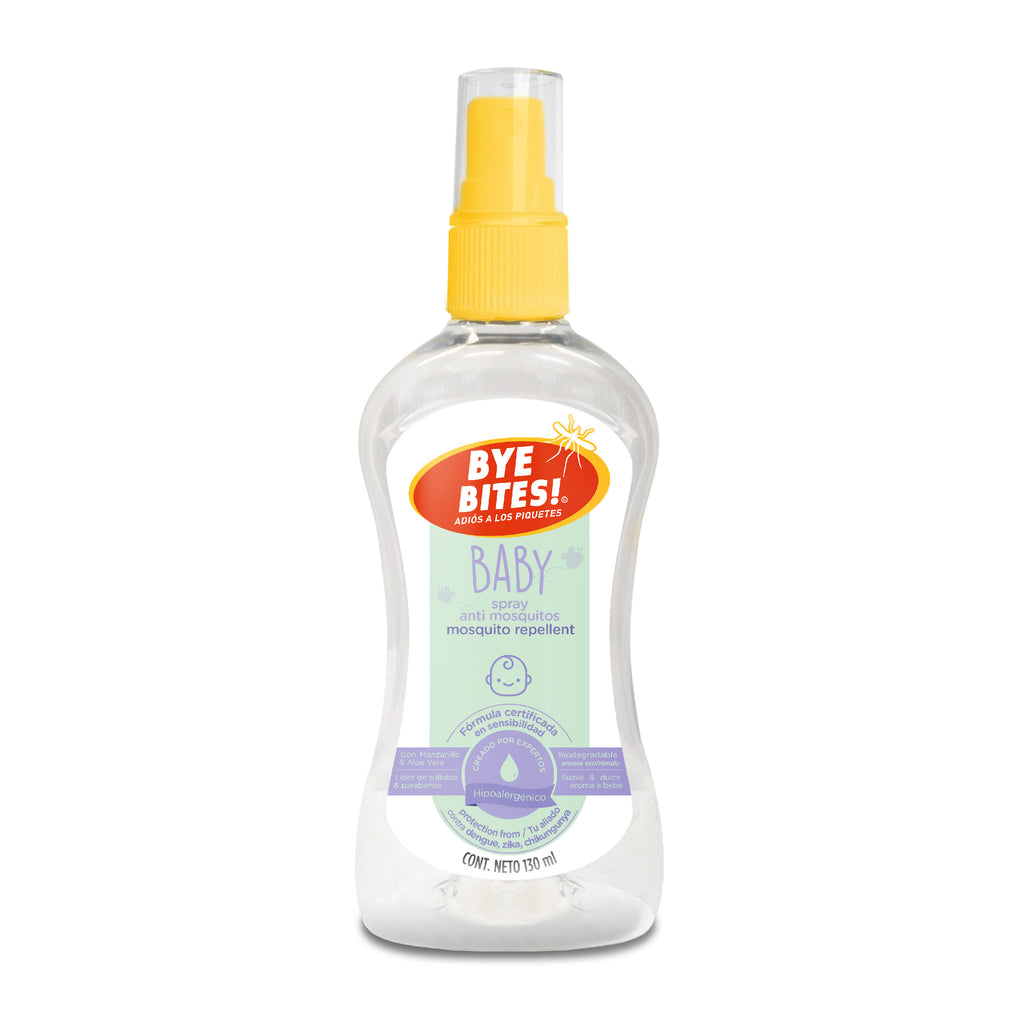 Spray Repelente de Mosquitos Baby para Bebé 130 ml | BYE BITES!