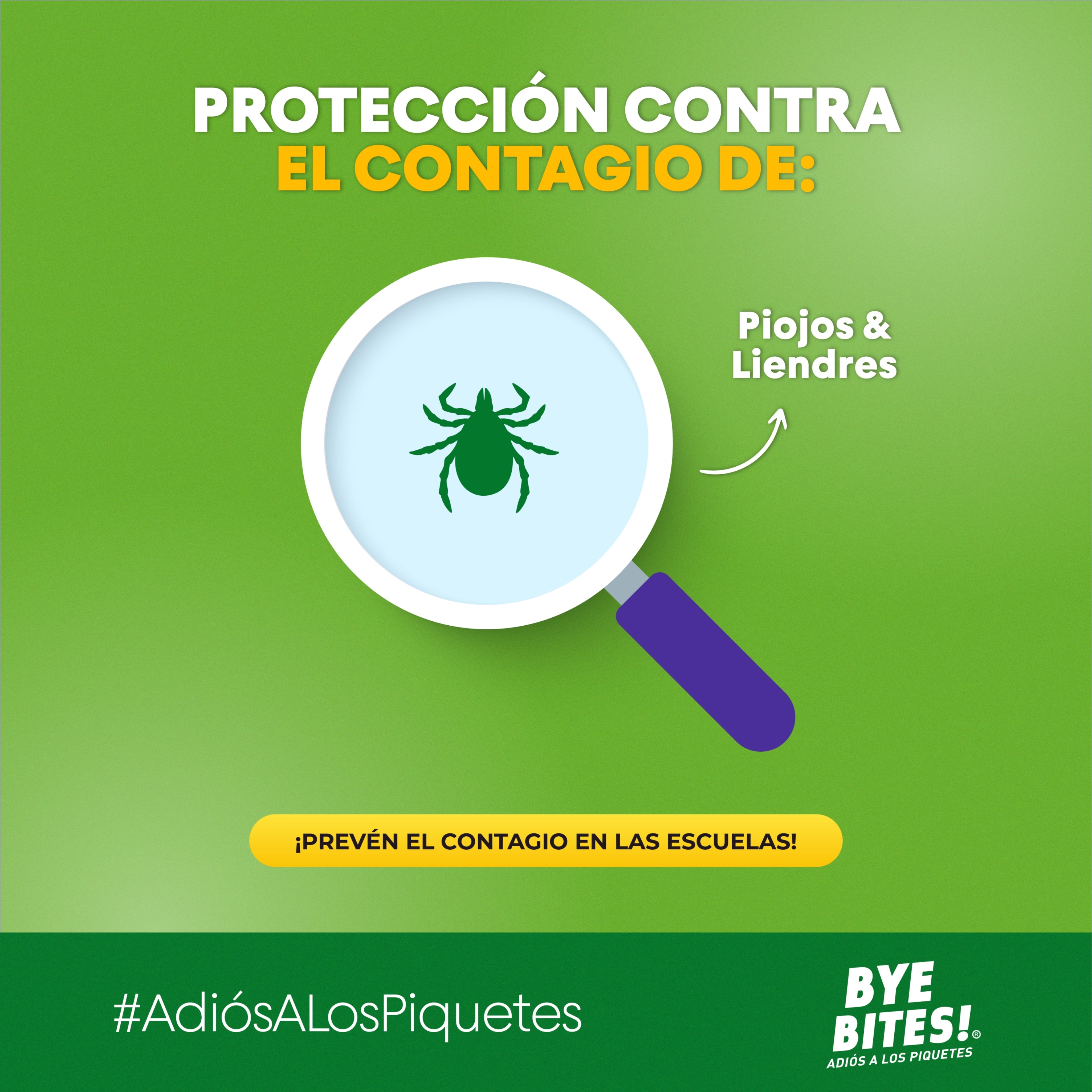 Spray Repelente De Piojos Con Fijador De Cabello 120 ml | BYE BITES!