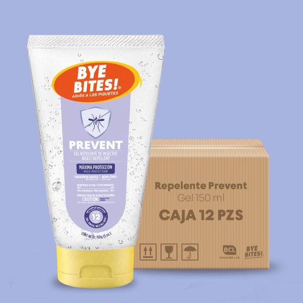 Repelente de Mosquitos en Gel Caja 12 pzs Prevent 150 ml